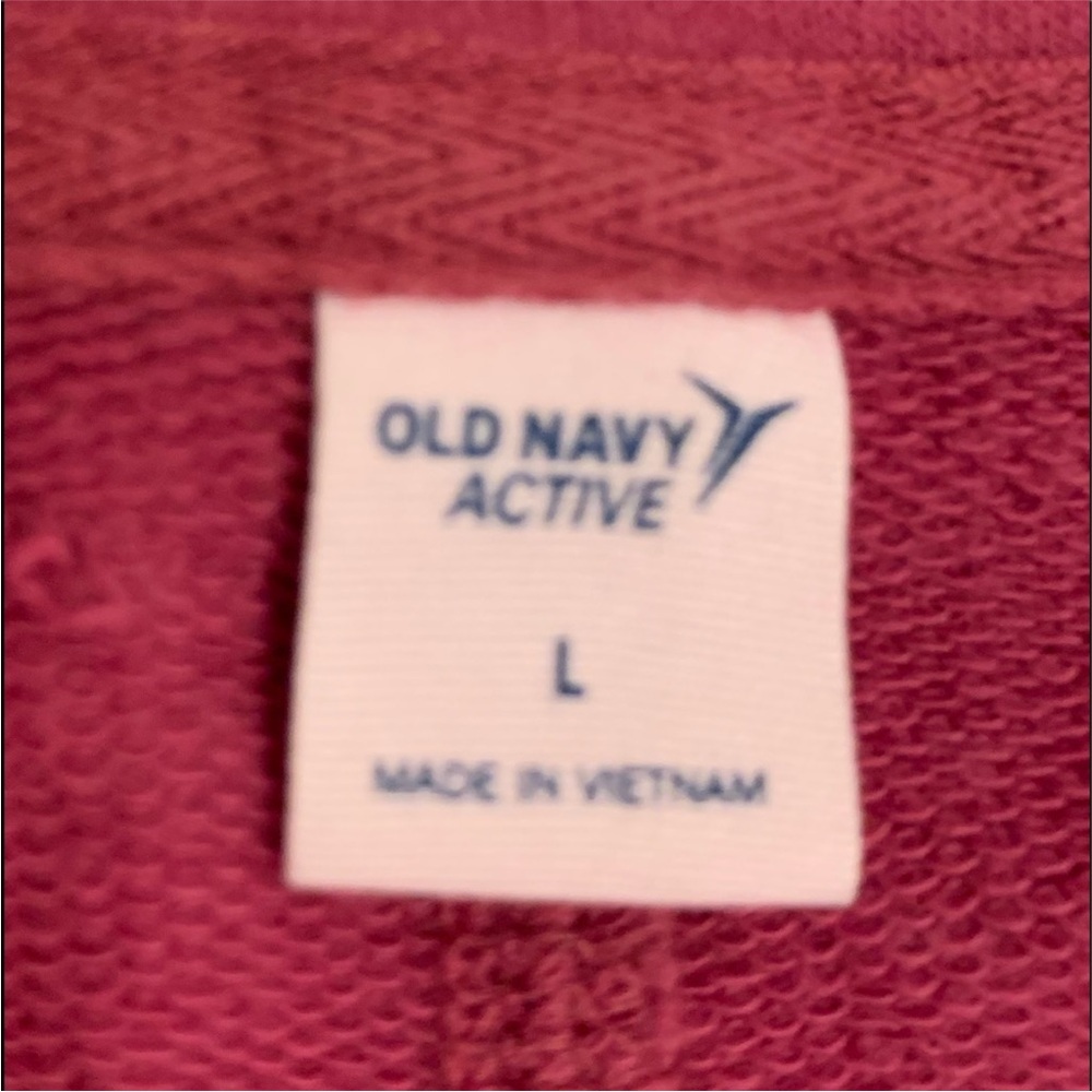 Pullover Active Maroon Long Sleeve Top Large Old Navy - Picture 2 of 5
